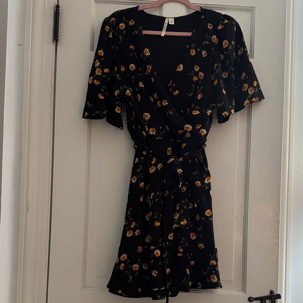 Floral Wrap Dress Anthropologie